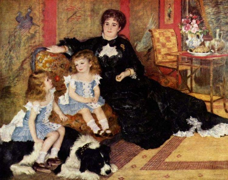 Pierre-Auguste Renoir Mme. Charpentier and her children oil painting image
